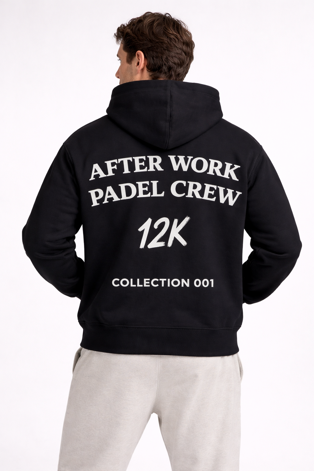 After Work Padel Crew Jumper | Oversized Organic Cotton, Unisex