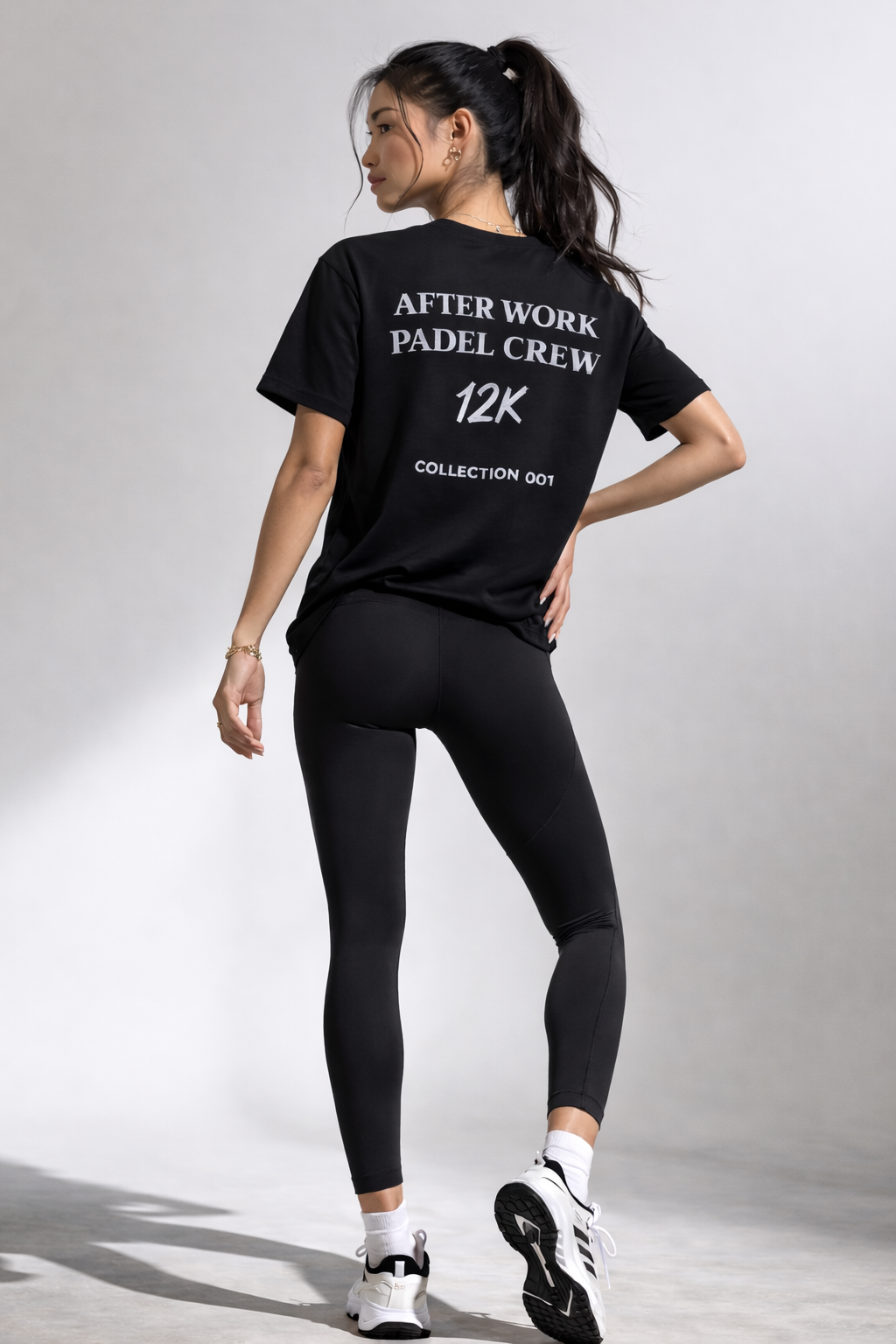 After Work Padel Crew T-Shirt | Oversized Organic Cotton, Unisex