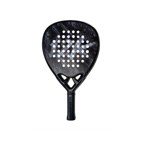 Midnight Black Padel Racket | 12K Carbon Fibre, 365g Teardrop